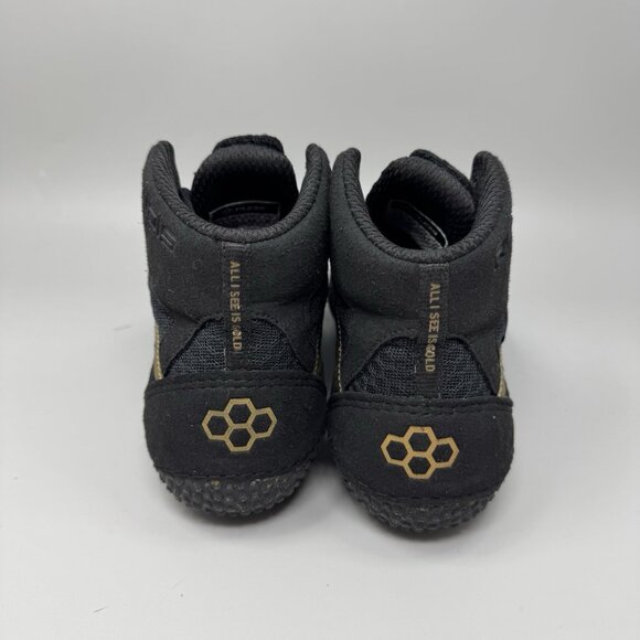 Rudis Wrestling Shoes Mens 10.5 Black Gold JB Alpha Athletic Training main image 4